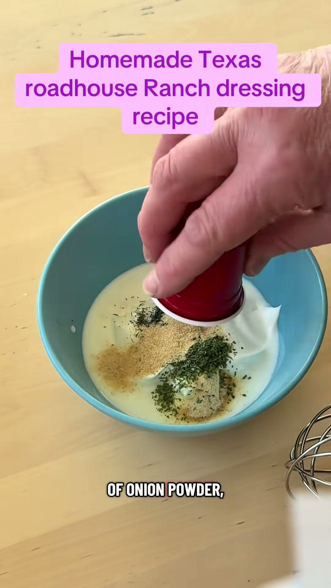 Homemade Creamy Ranch Dressing