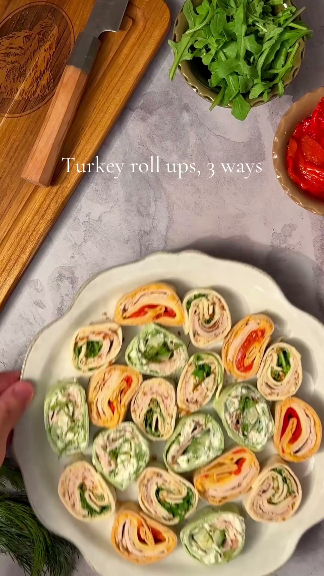 Turkey Pinwheel Roll-Ups (3 Ways)