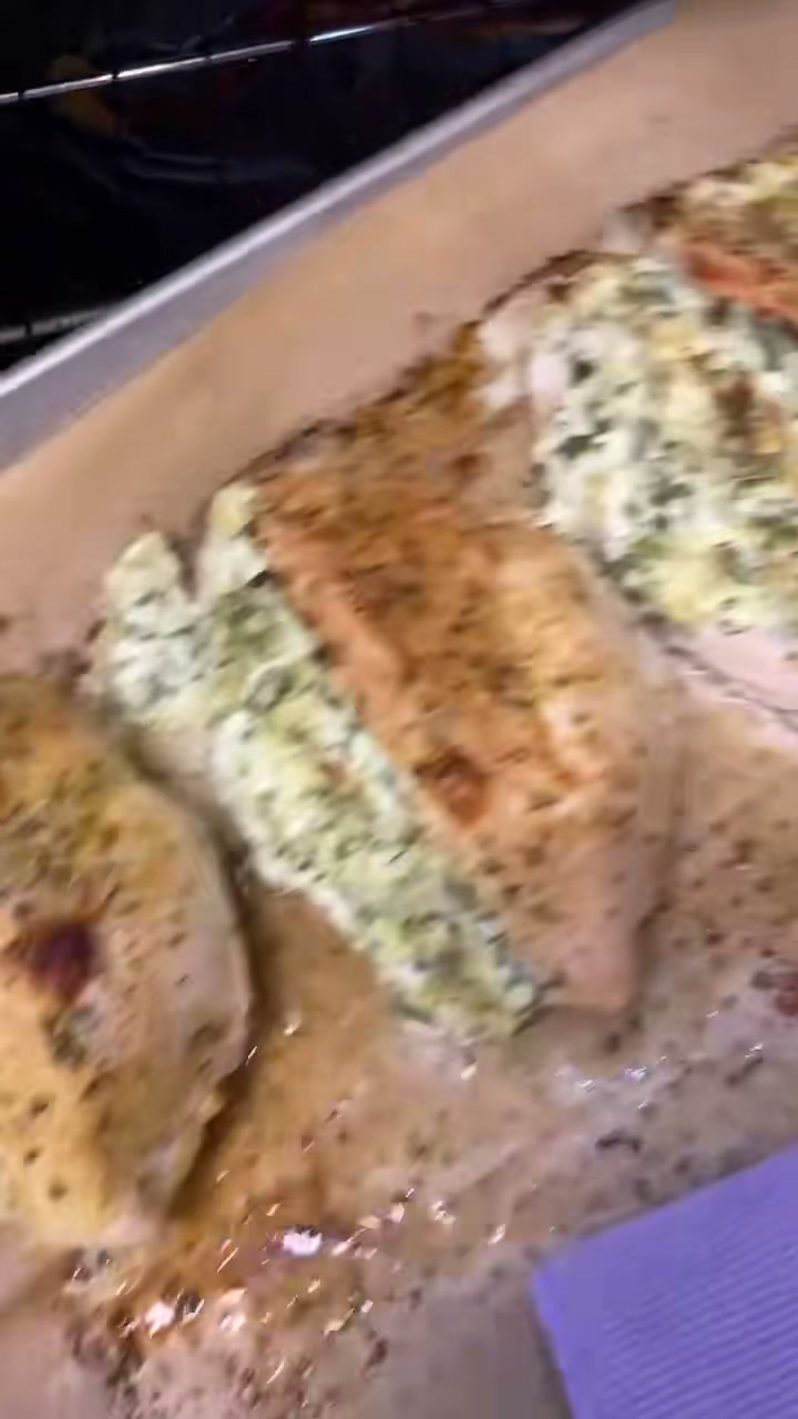 Spinach Artichoke Stuffed Chicken