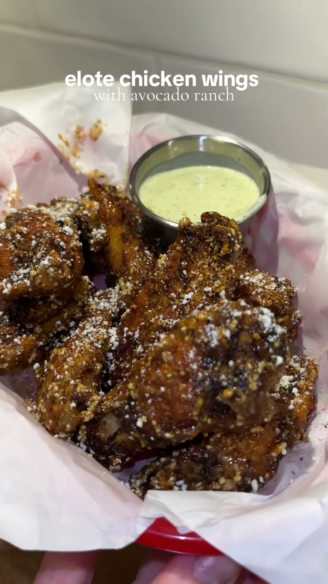 Elote Chicken Wings