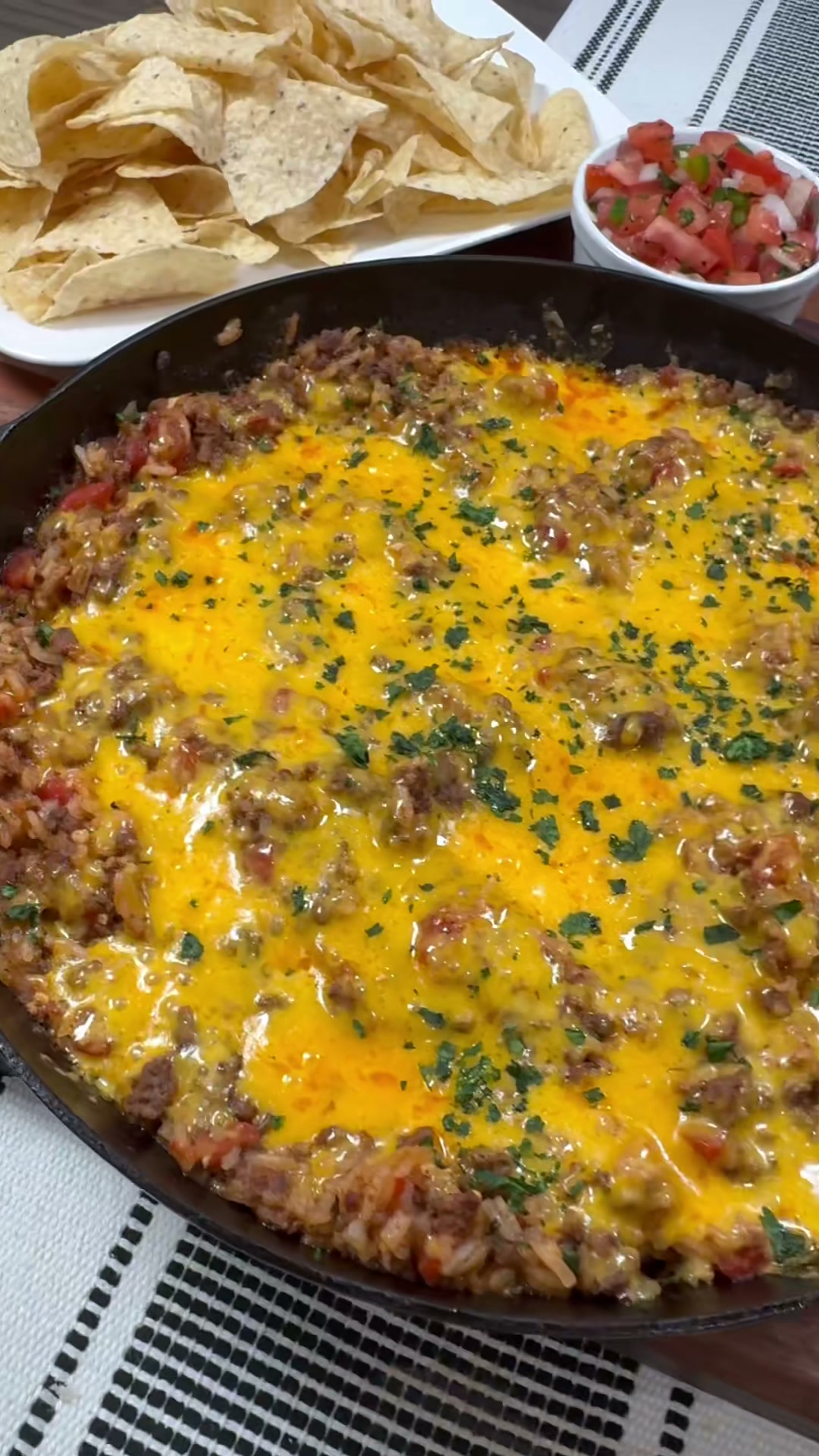 Cheesy Taco Rice Skillet