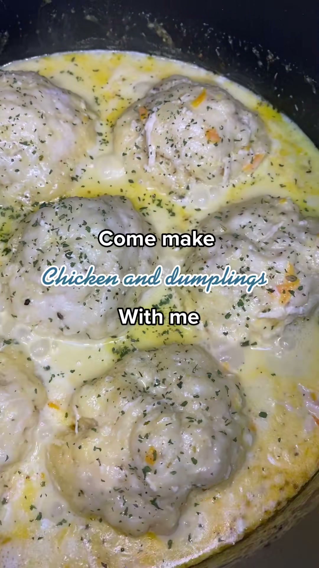 Creamy Chicken and Dumplings
