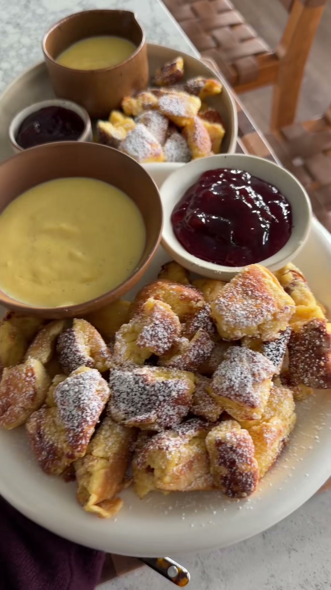 Kaiserschmarrn (Austrian Scrambled Pancakes)