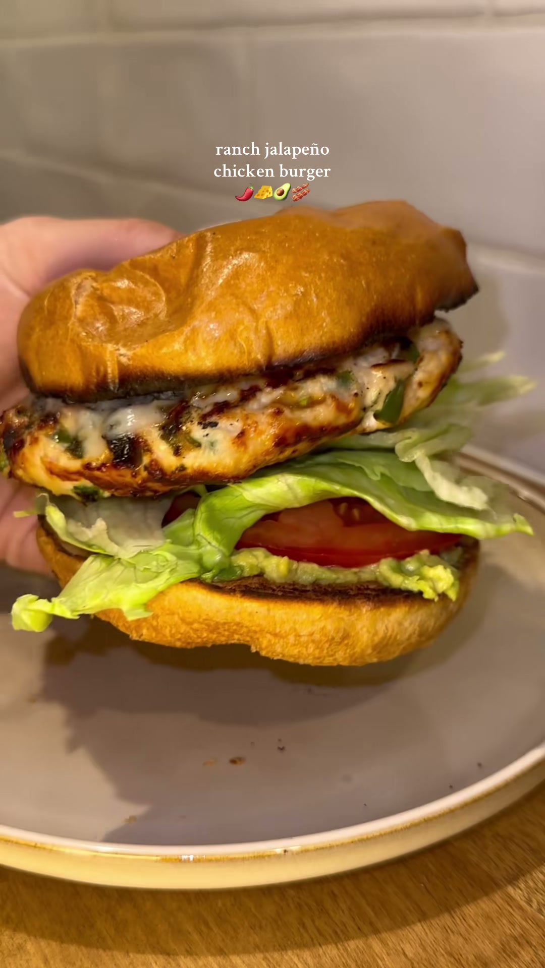Ranch Jalapeño Chicken Burger