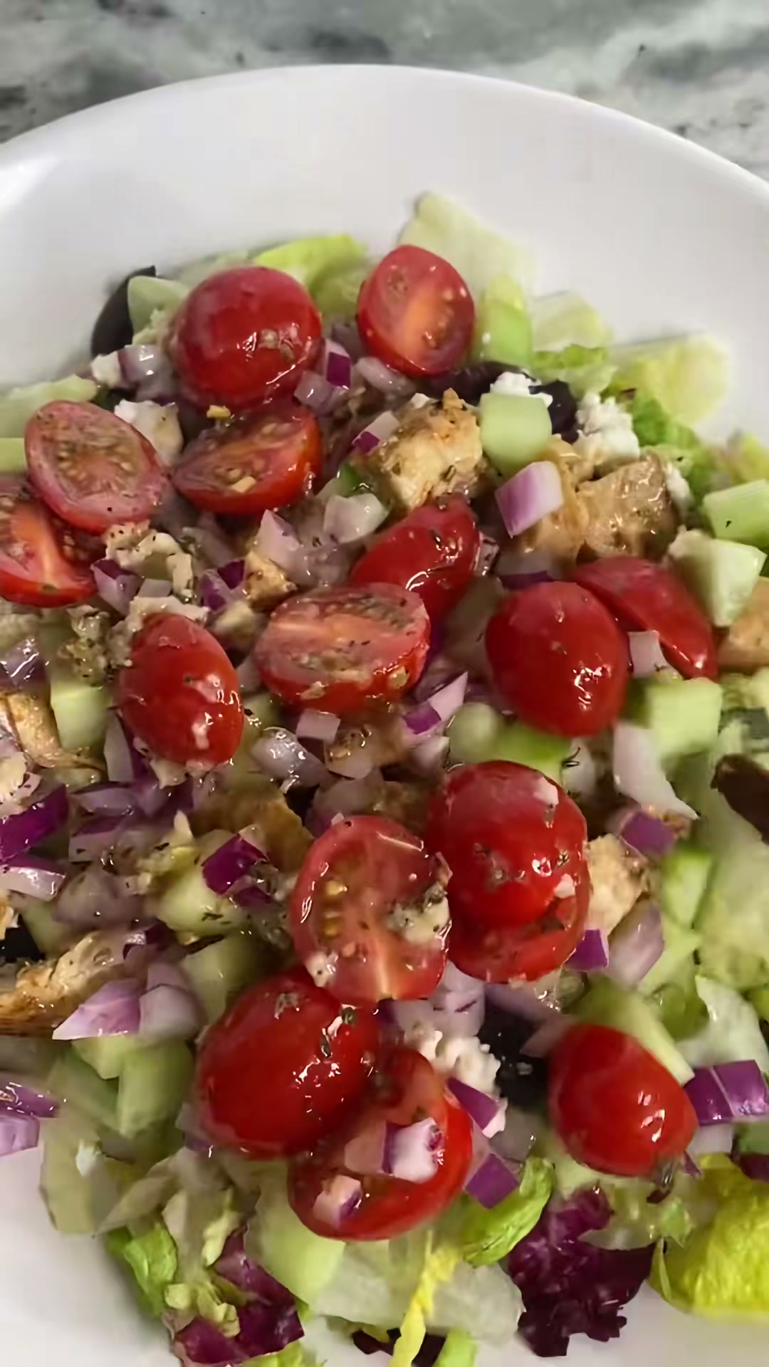Greek Chicken Mason Jar Salad
