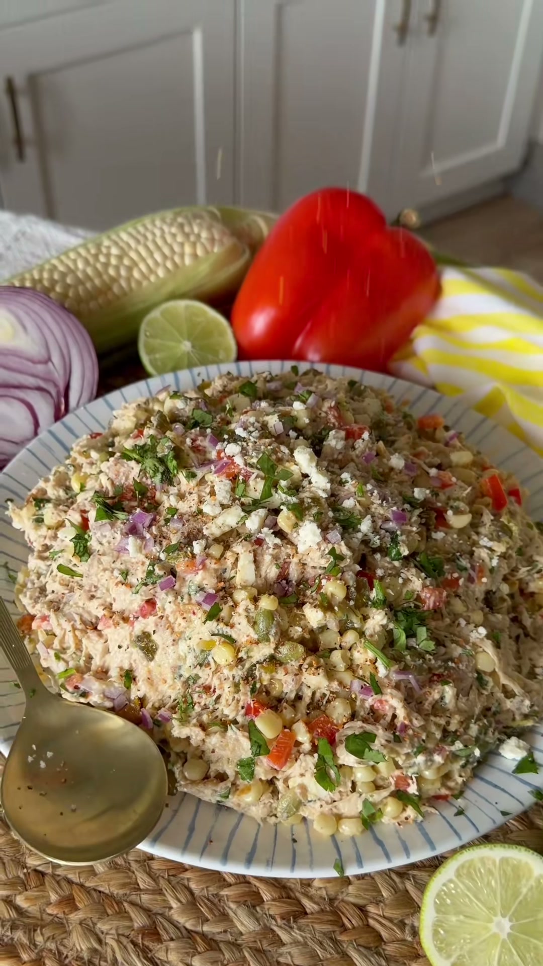 Mexican Street Corn Chicken Salad