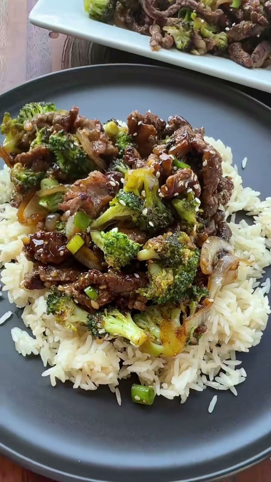 Griddle Teriyaki Steak and Broccoli
