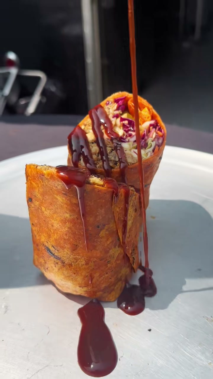 Pulled Pork BBQ Wrap