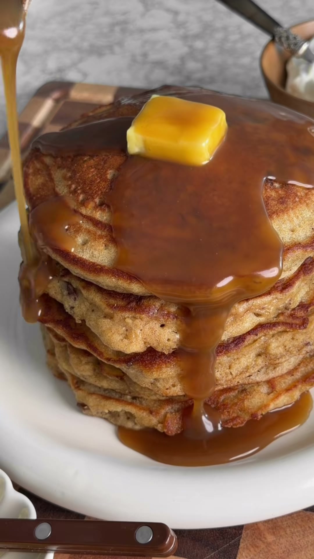 Sticky Toffee Pancakes