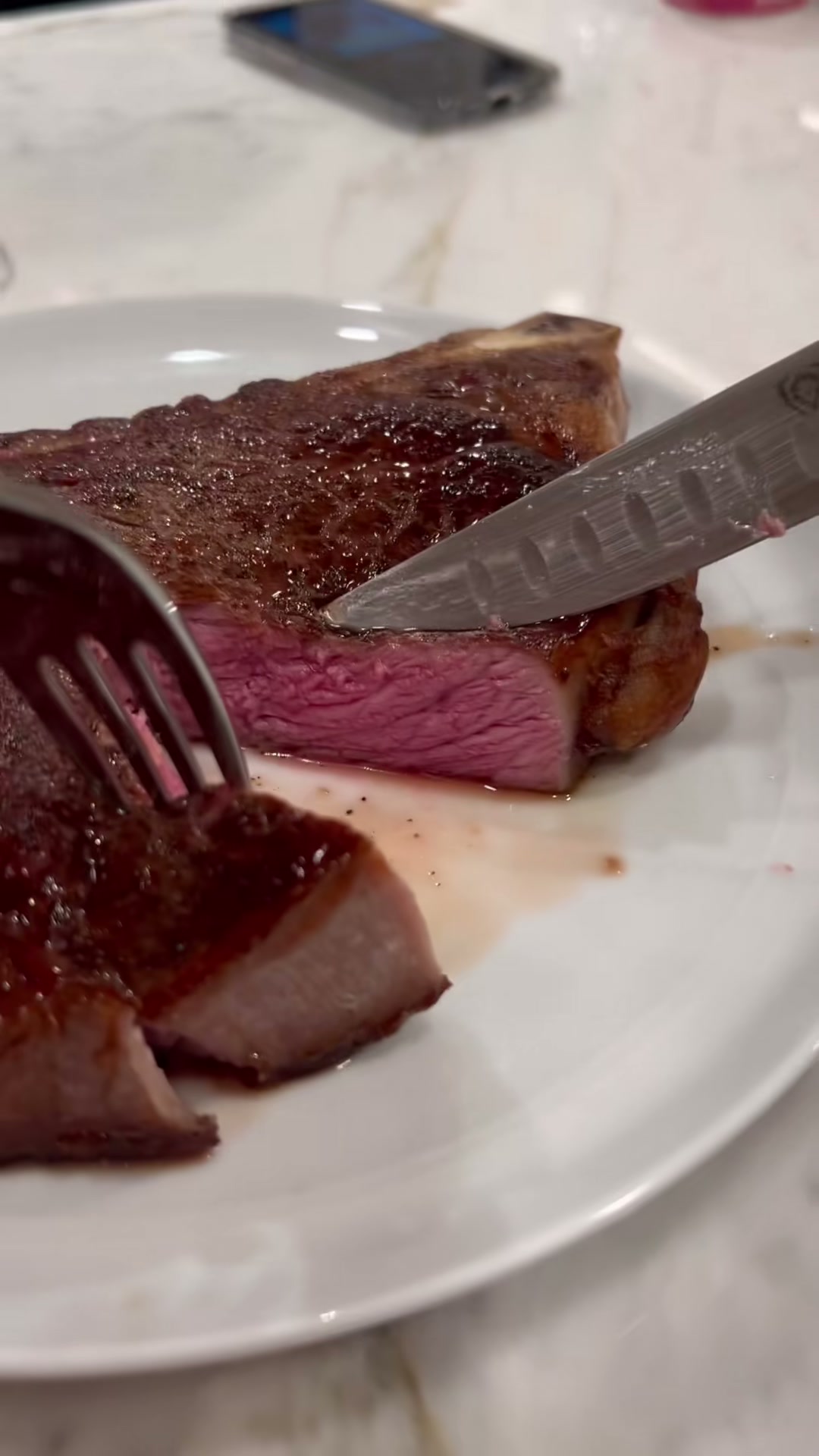 Sous Vide Bone-In Ribeye With Cast Iron Crust