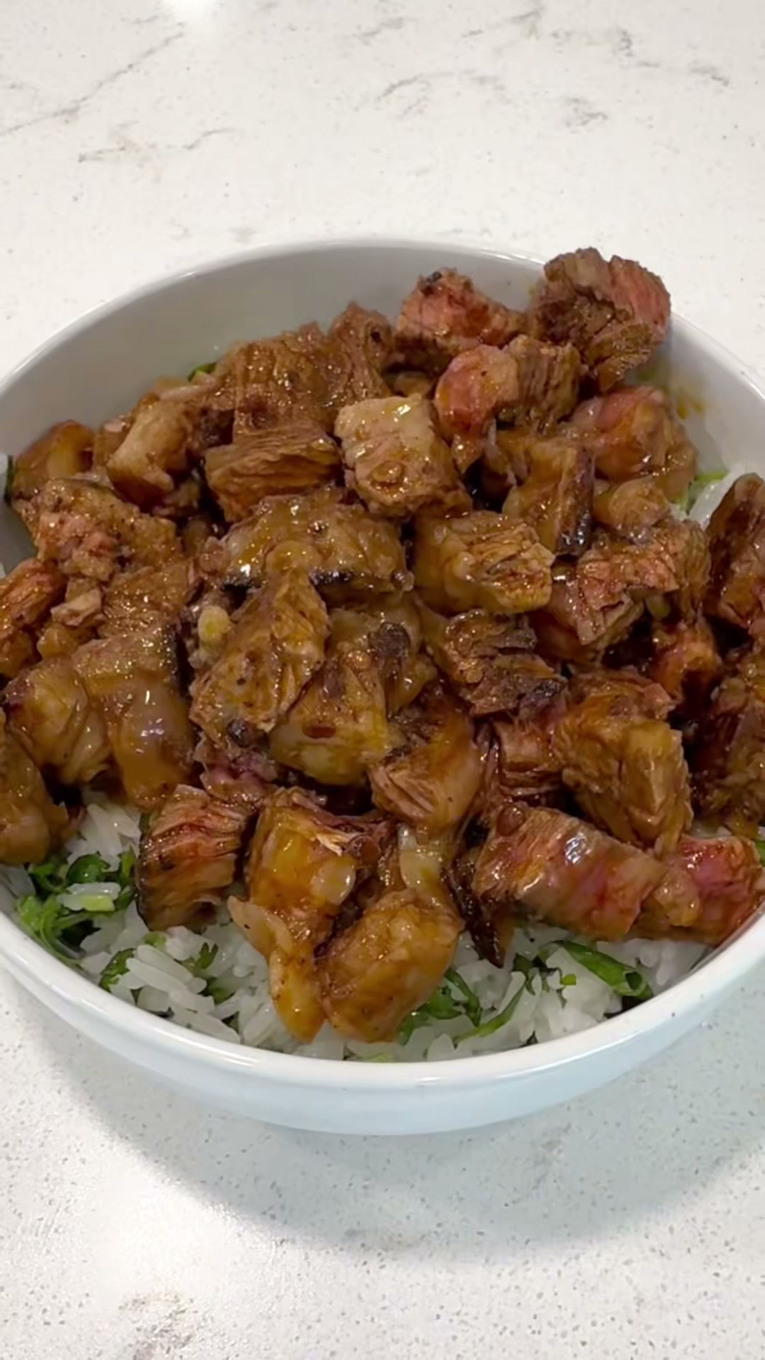 Steak and Cilantro Lime Rice Bowl