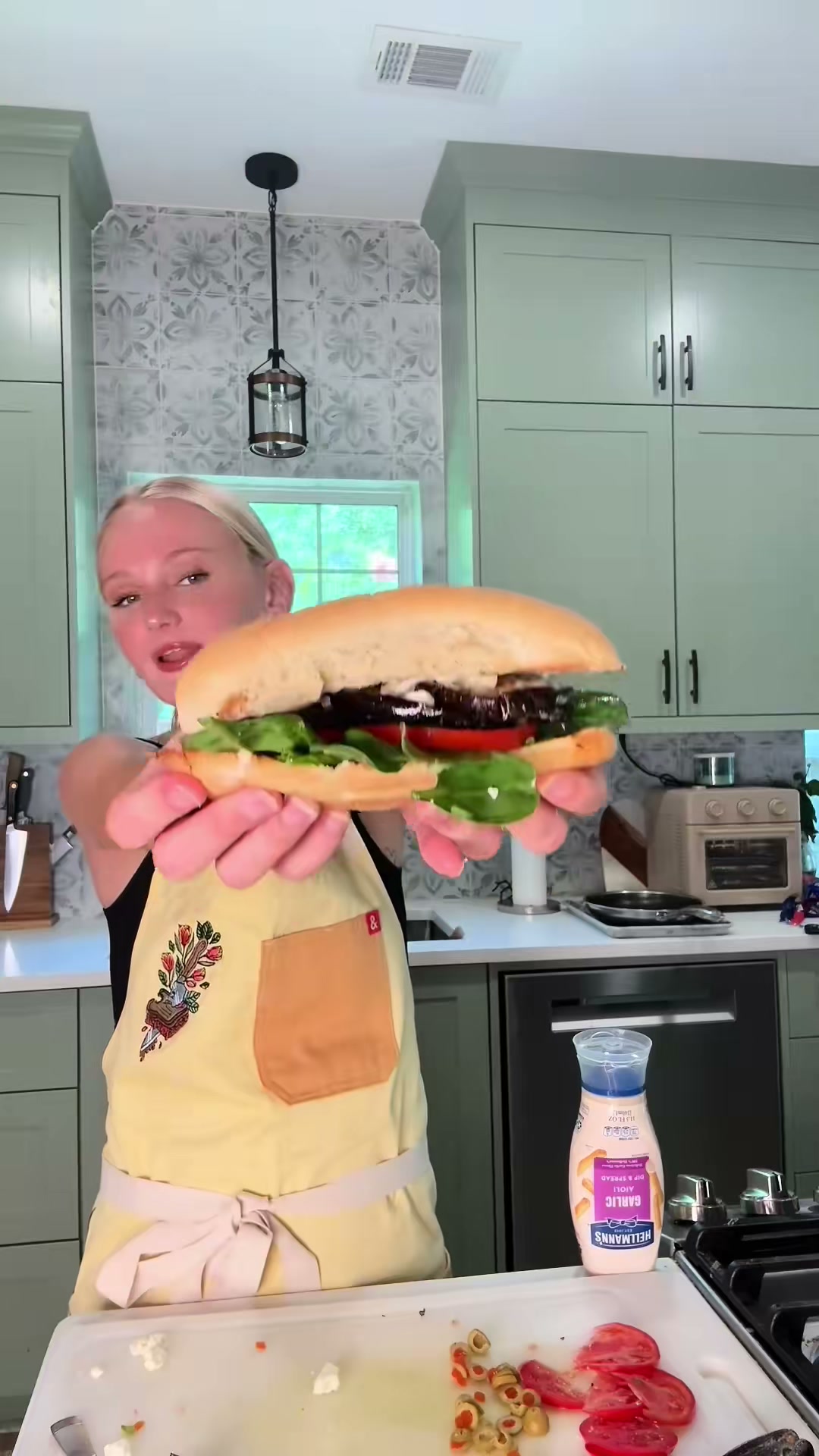 Mediterranean Eggplant Sandwich