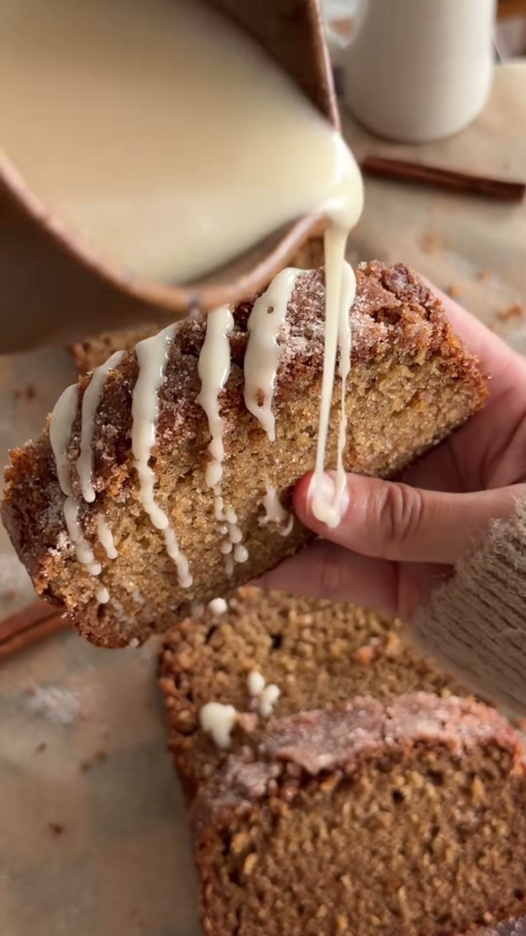 Apple Cider Donut Loaf Cake
