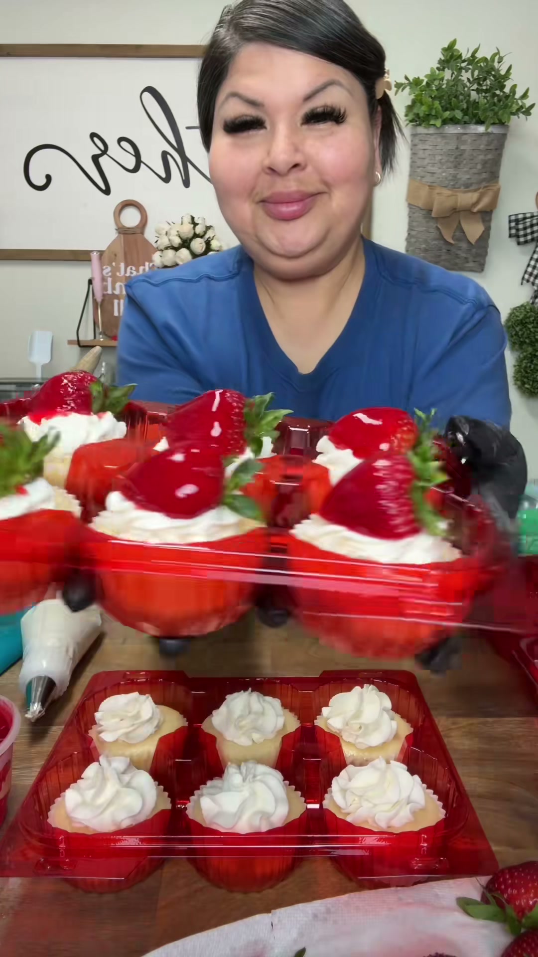 Mini Strawberry Cheesecakes