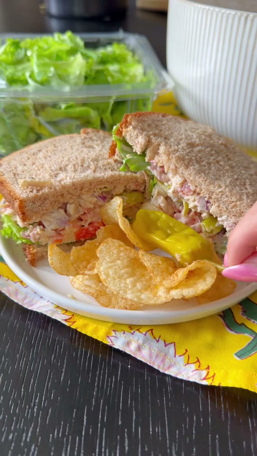 Italian Grinder Chicken Salad