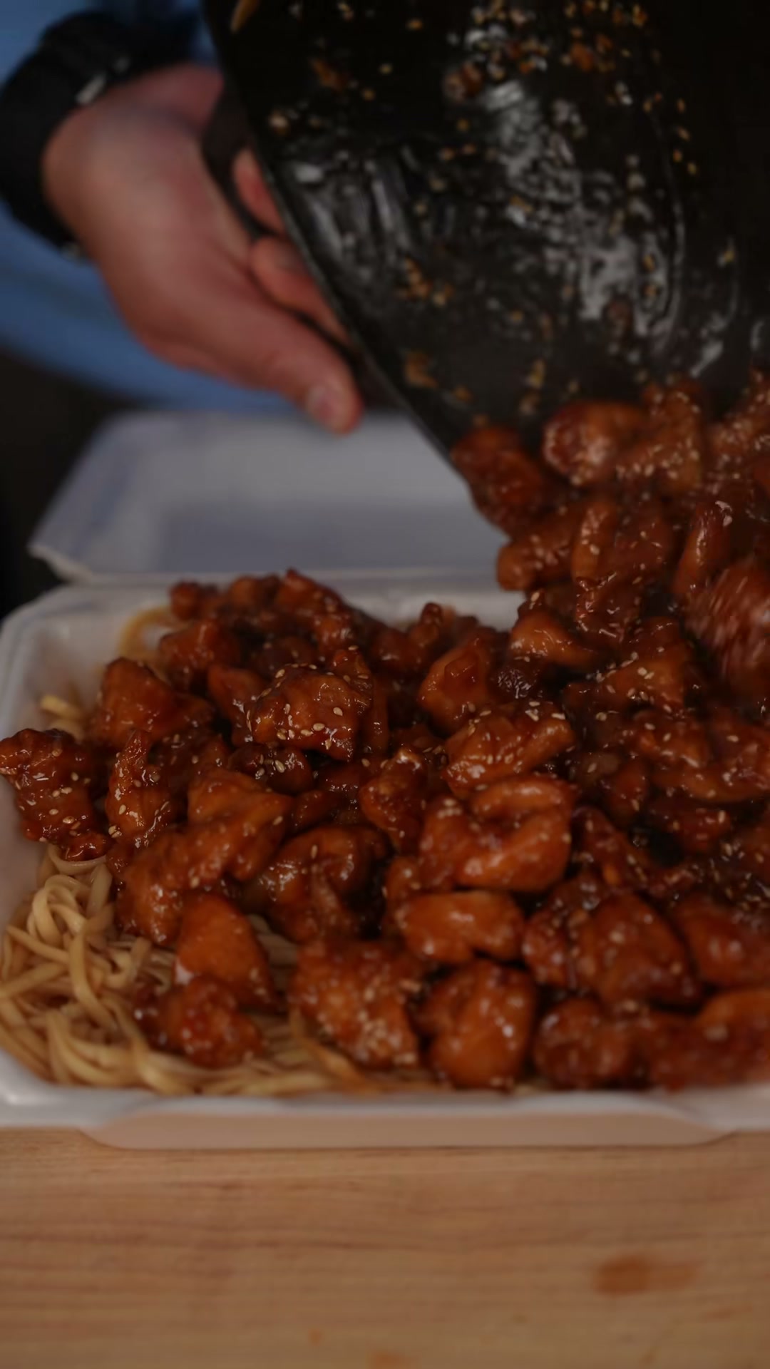 Orange Chicken with Lo Mein