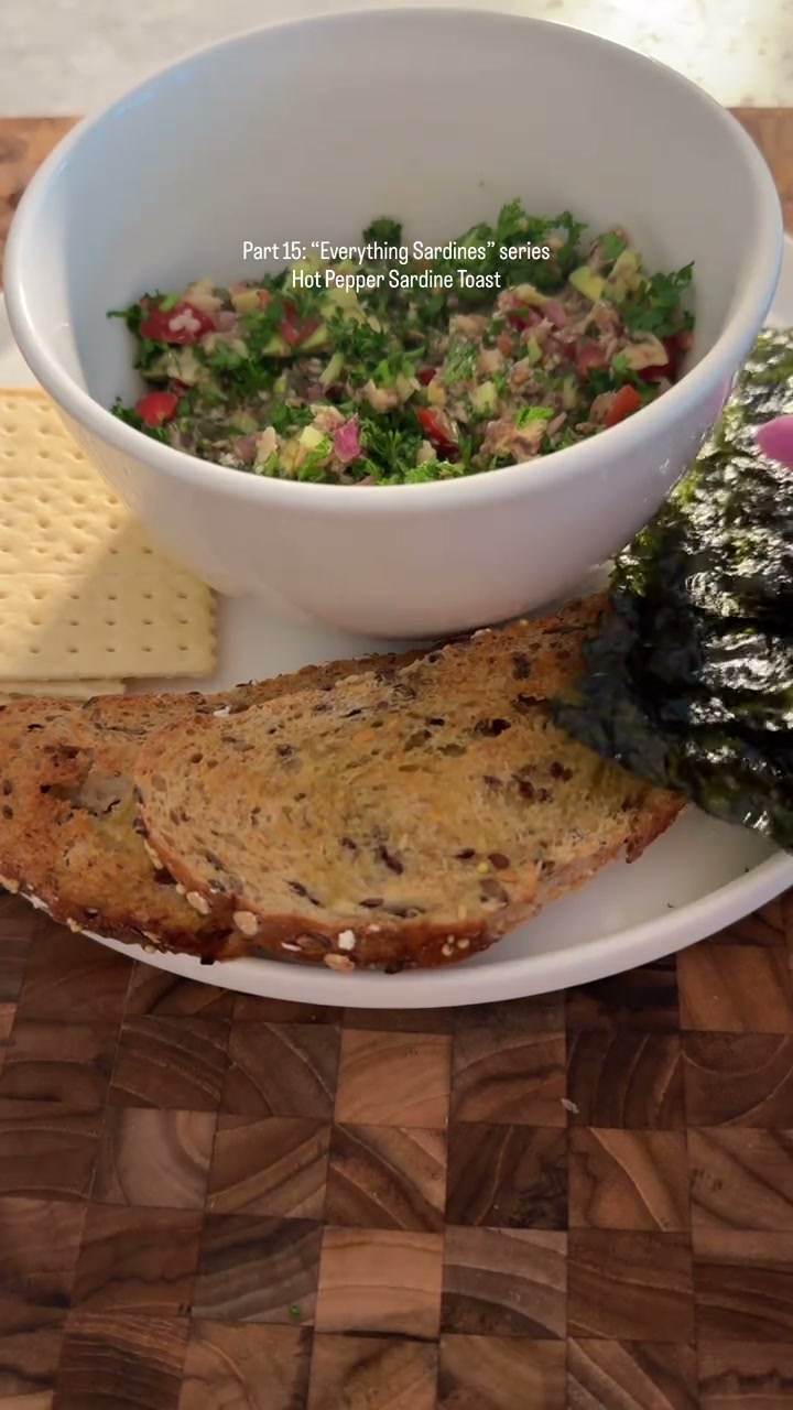Hot Pepper Sardine Toast