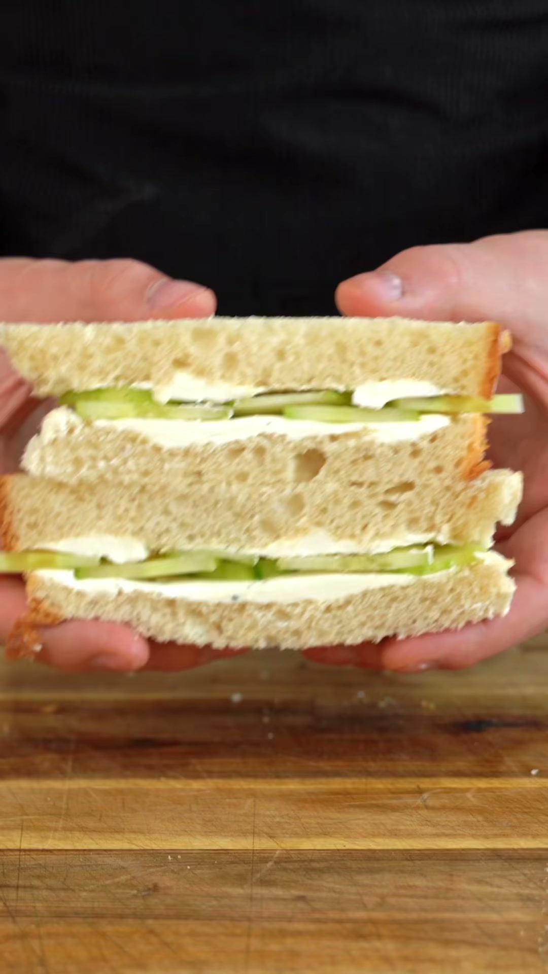 Cucumber Cream Cheese Sandwich