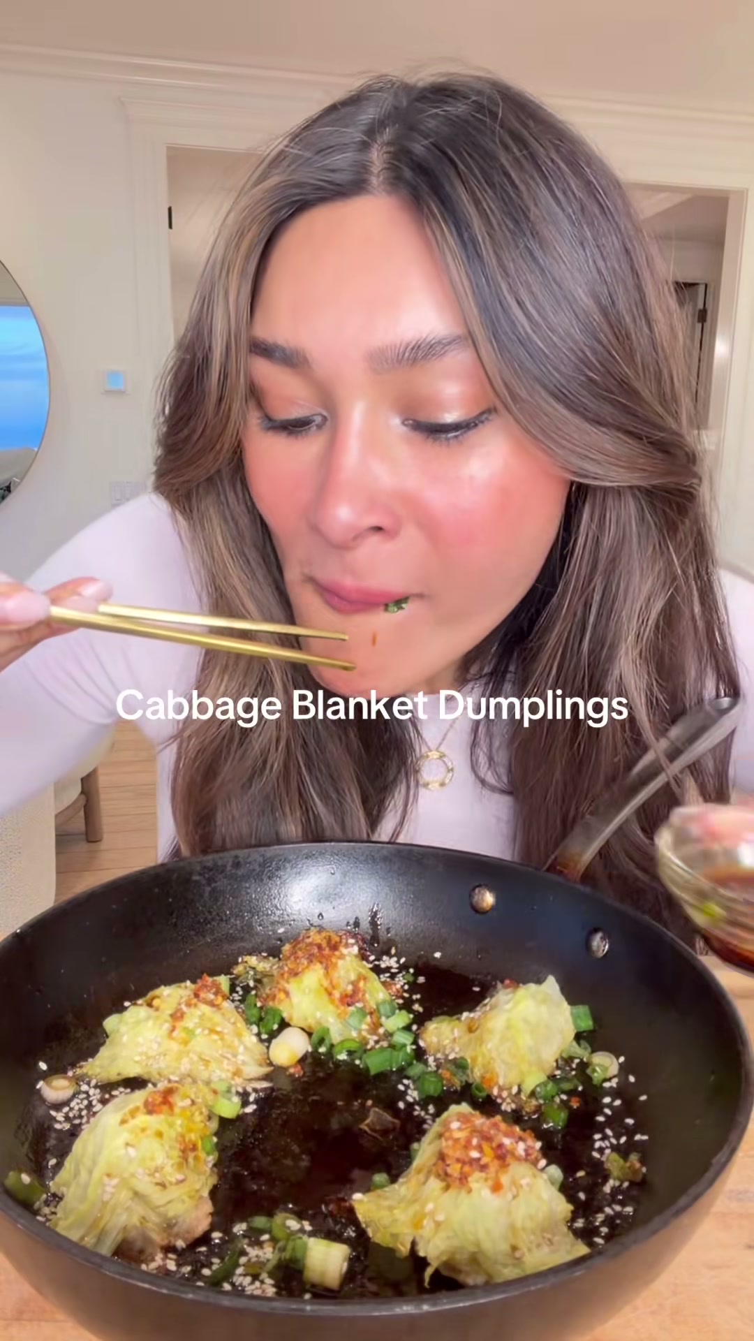 Cabbage Blanket Dumplings