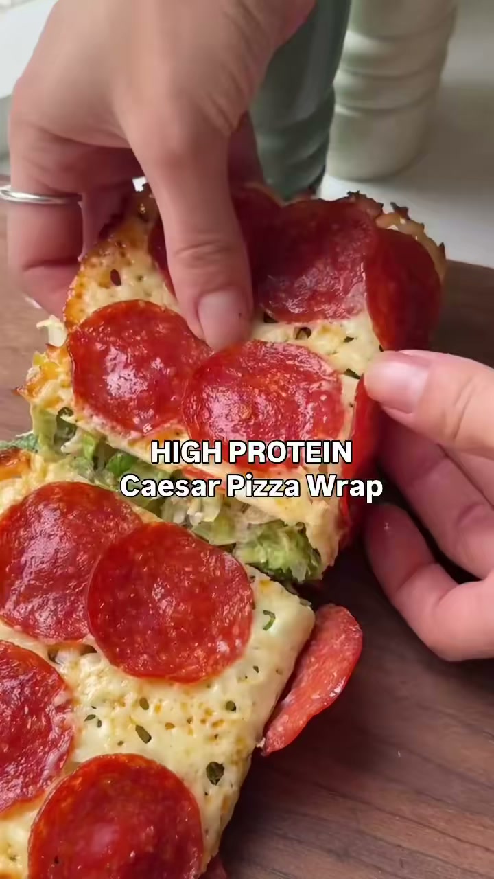 Caesar Pizza Wrap