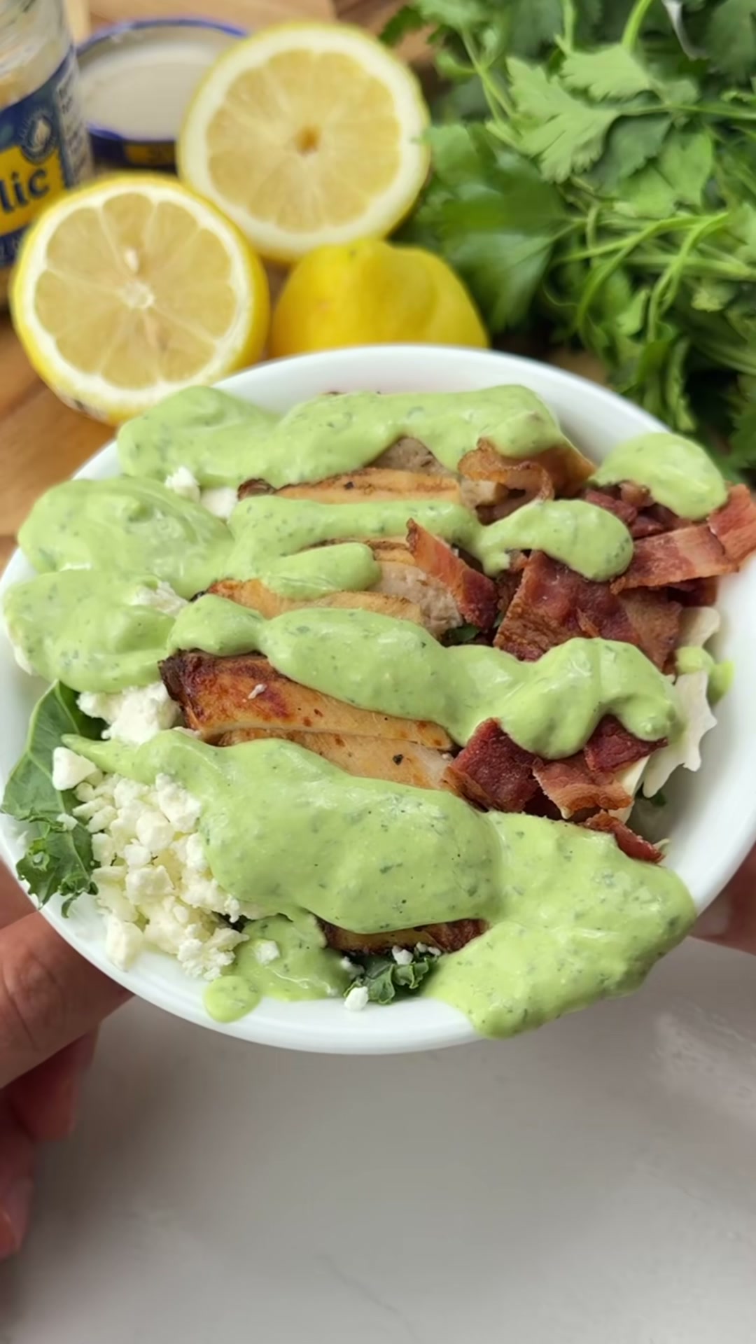 Creamy Avocado Herb Dressing