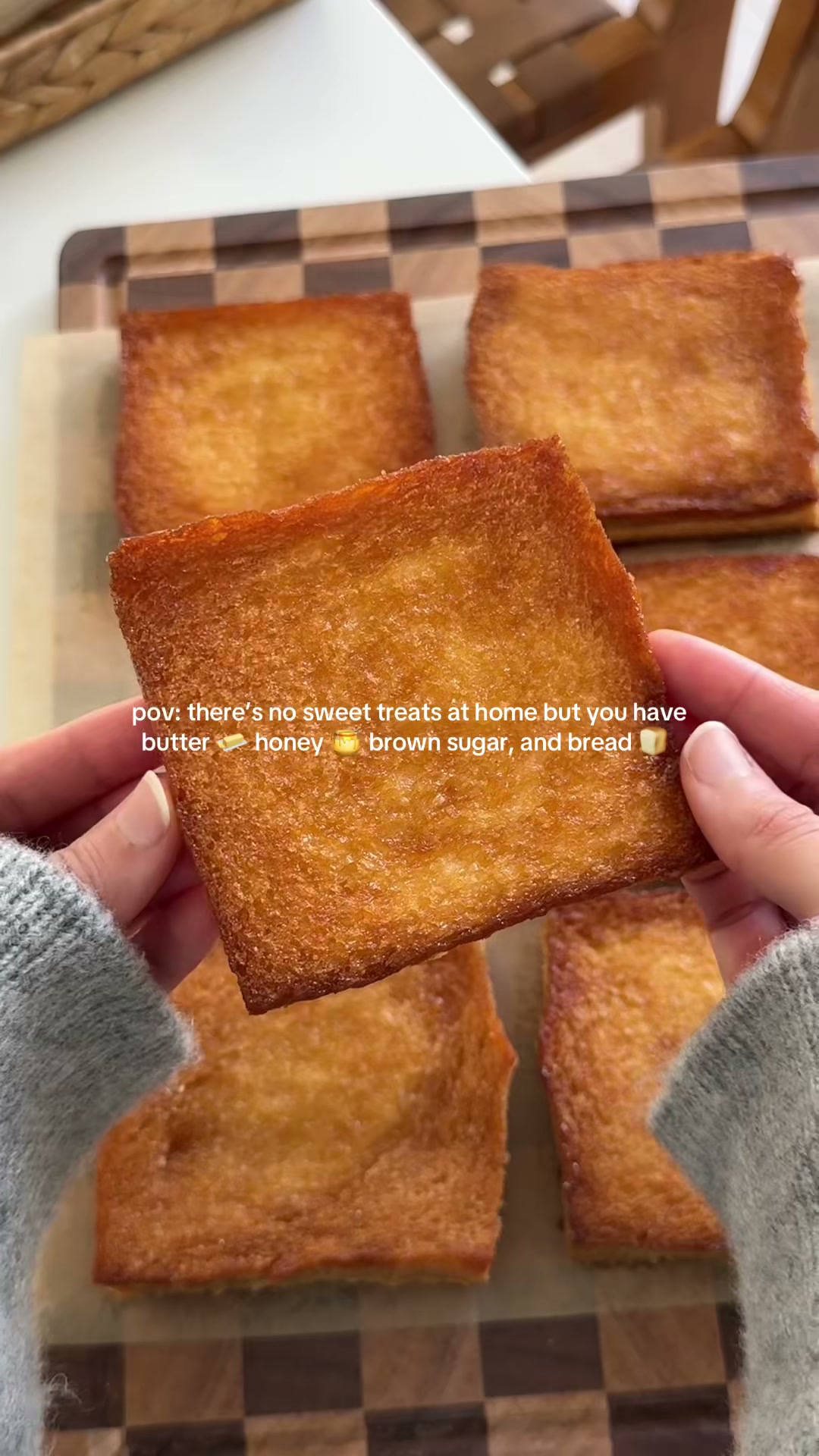 Caramelized Honey Butter Toast