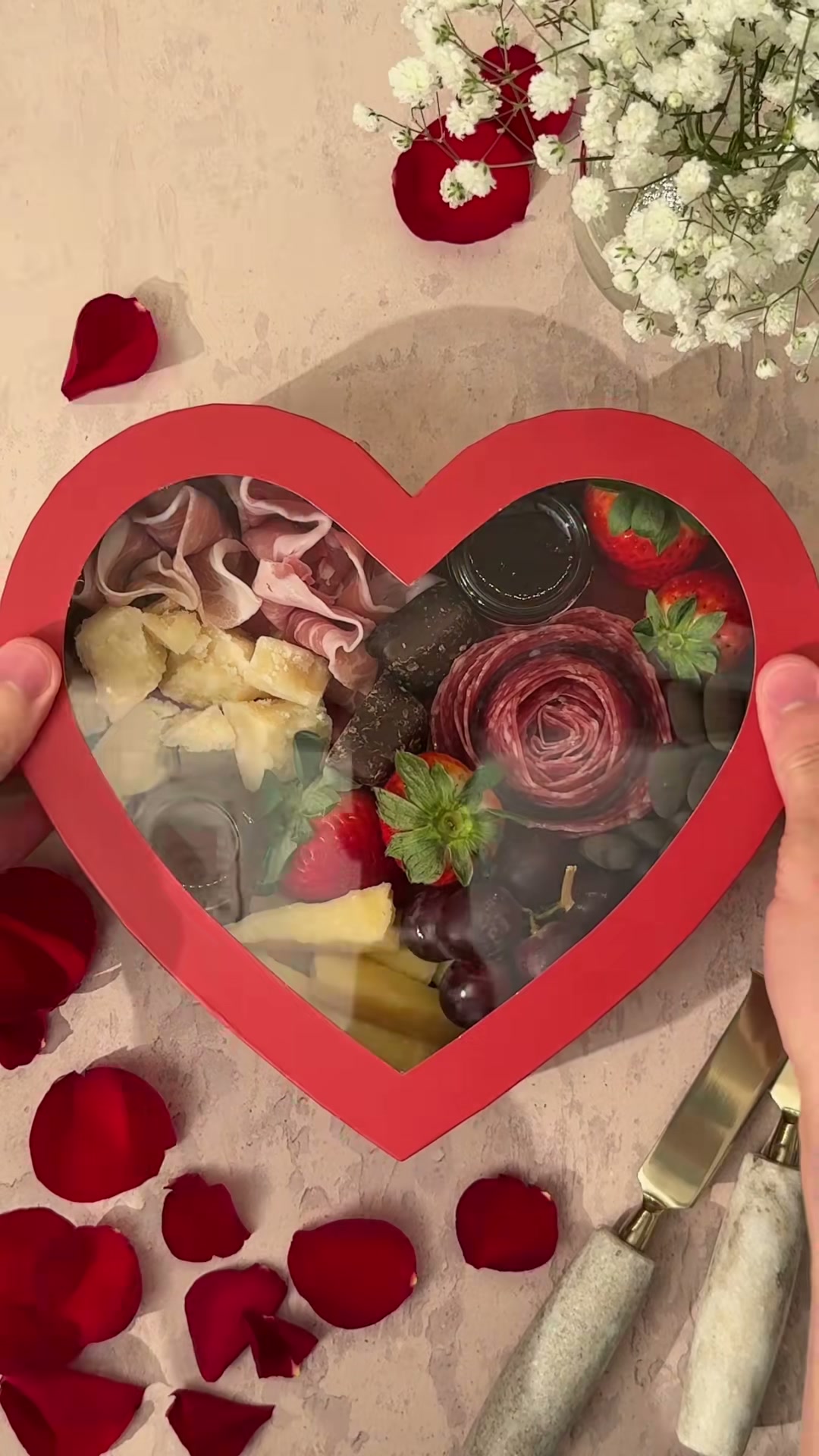 Valentine's Day Charcuterie Box