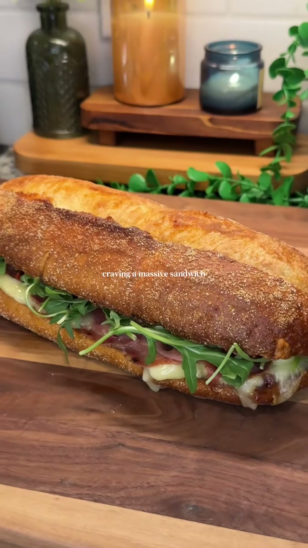 Italian Meats and Brie Sandwich