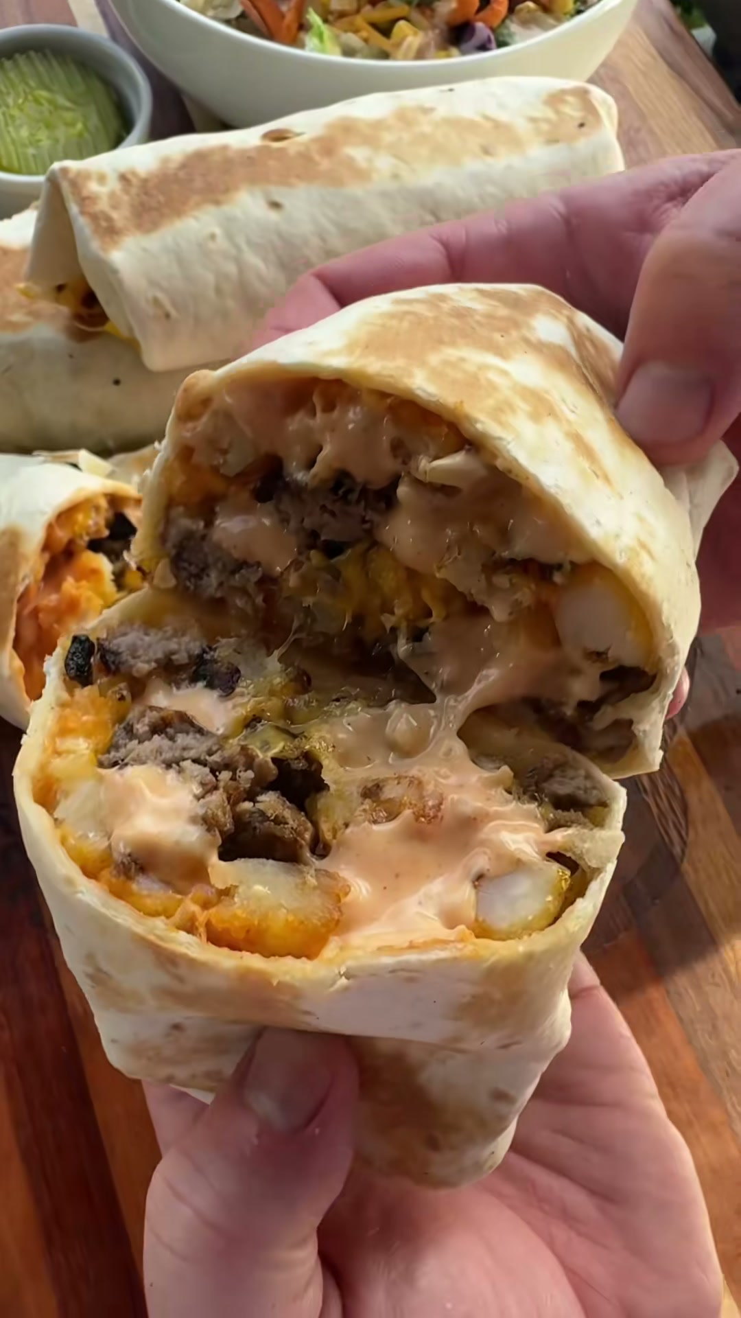 Smash Burger Burrito