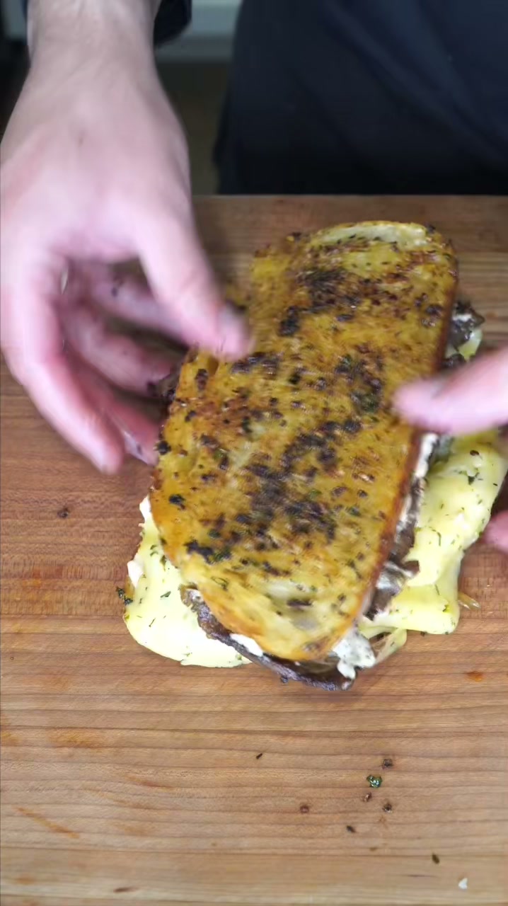 Wagyu Steak Sandwich with Caramelized Onions