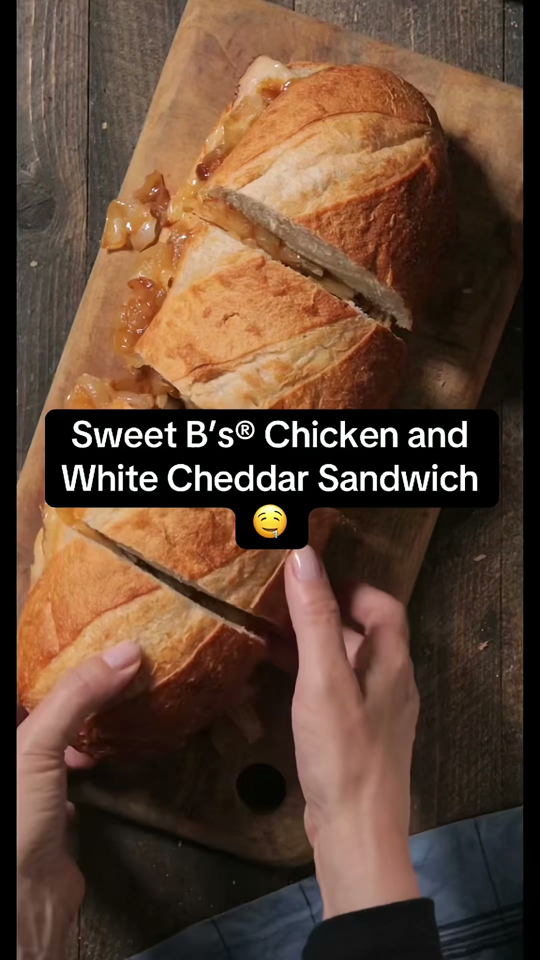 Chicken and White Cheddar Sandwich with Fig Jam