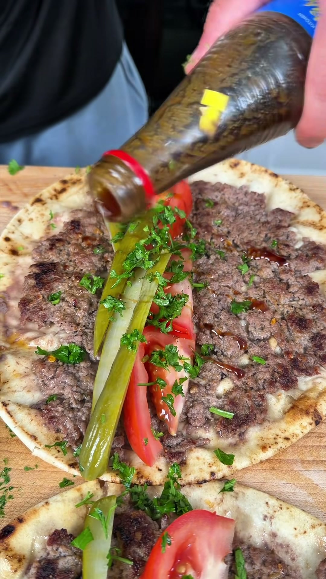 Ground Beef Pita Wrap