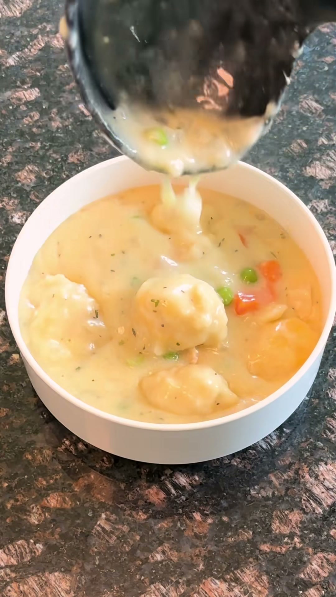 Chicken and Cheddar Dumplings