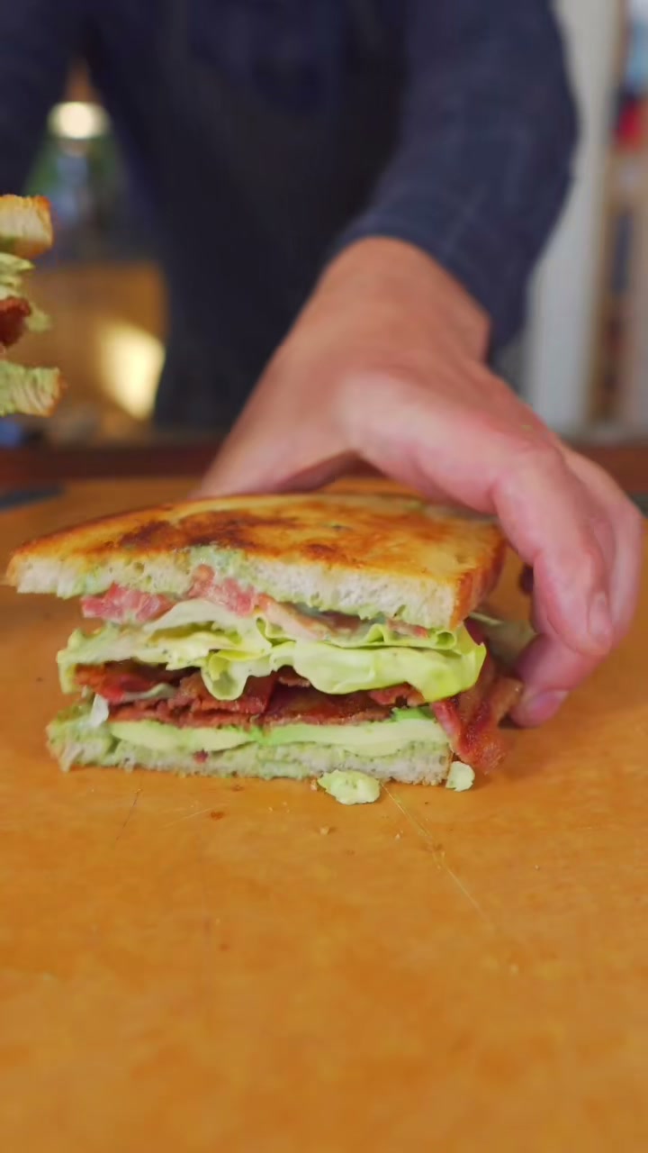 Avocado BLT with Basil Garlic Mayonnaise