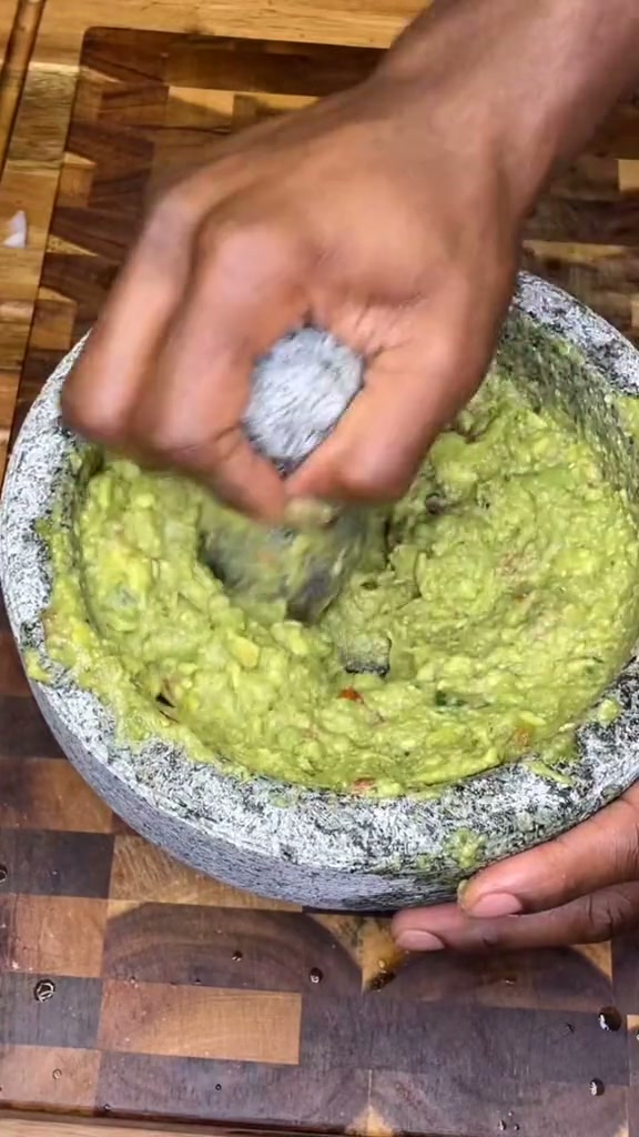 Authentic Molcajete Guacamole