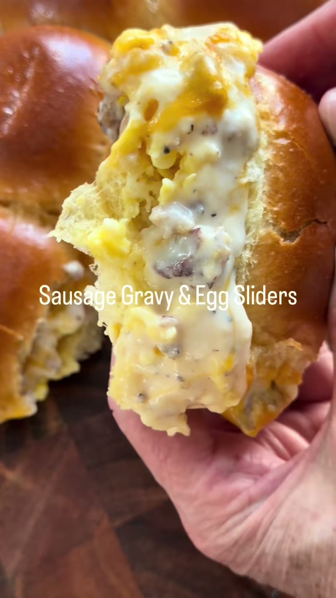 Sausage Gravy and Egg Sliders