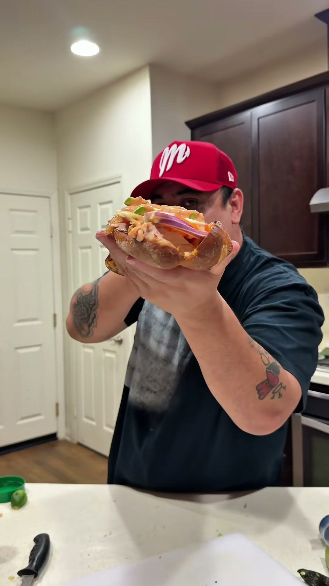 Rotisserie Chicken Garlic Bread Sandwich