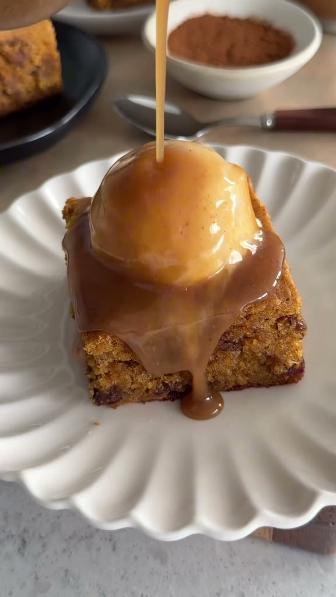 Pumpkin Sticky Toffee Pudding