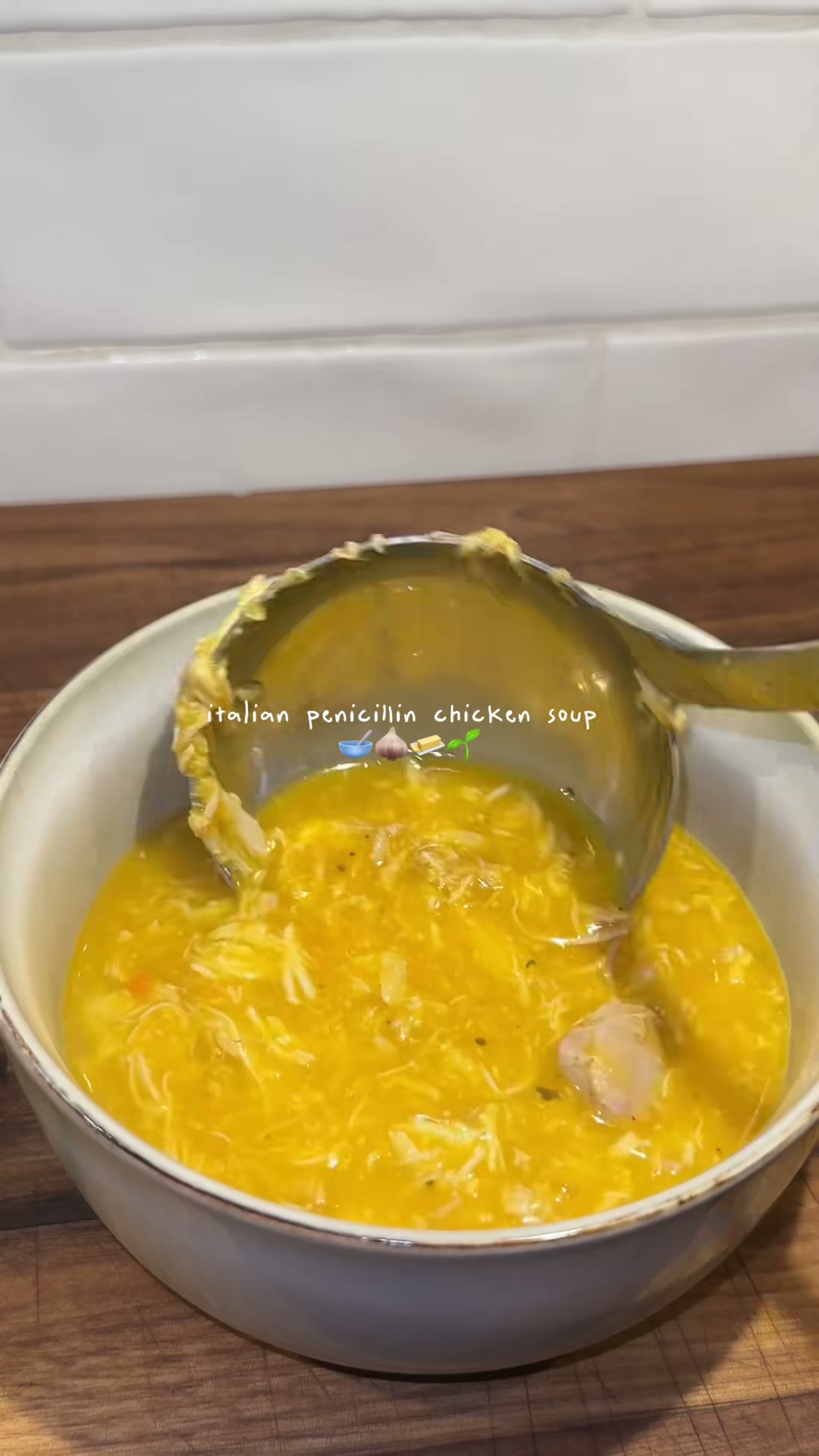 Italian Penicillin Chicken Soup