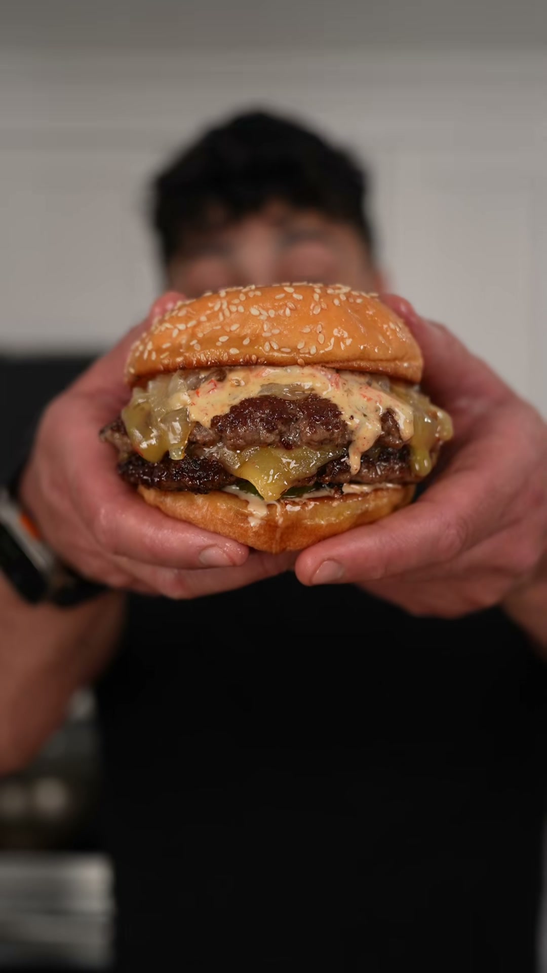 Three Pepper Gouda Smash Burger