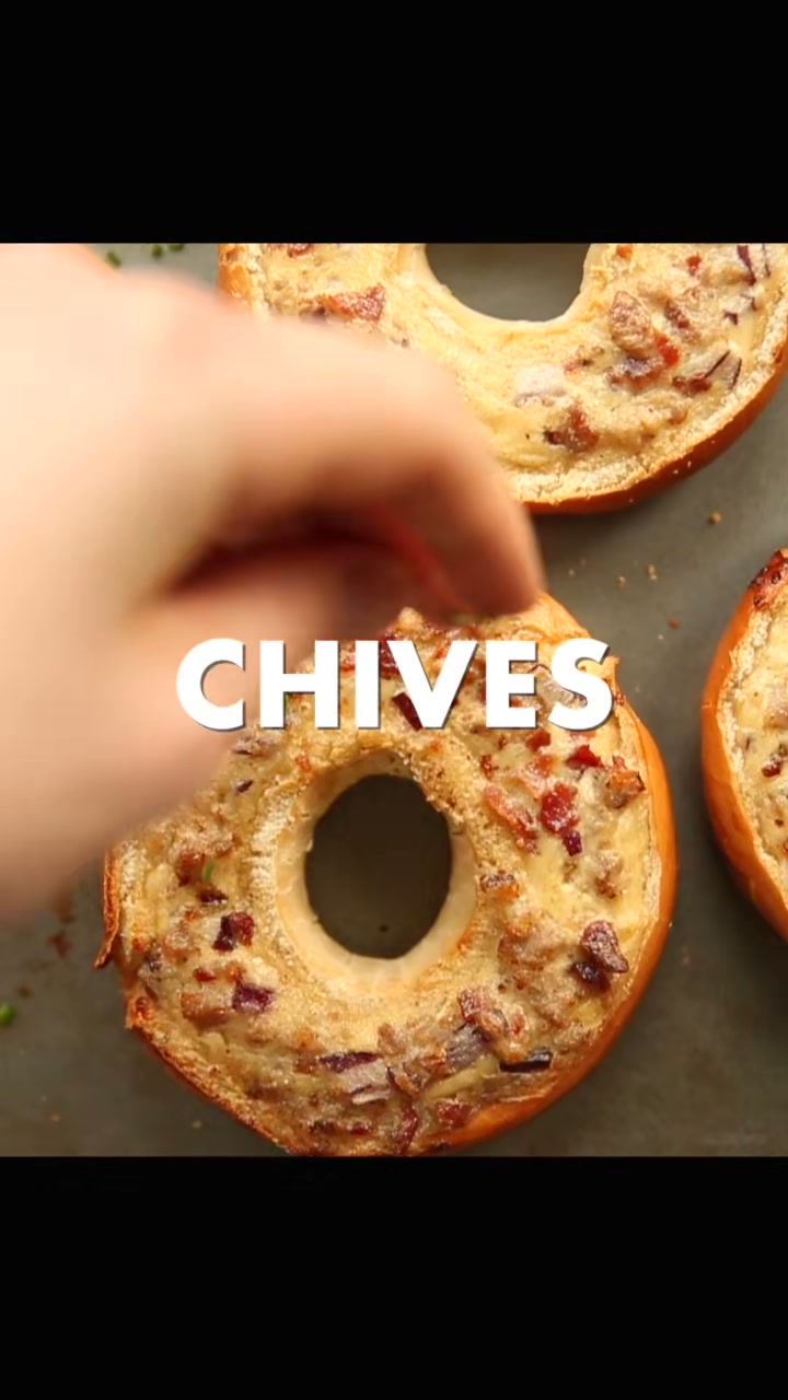 Quiche Stuffed Bagels
