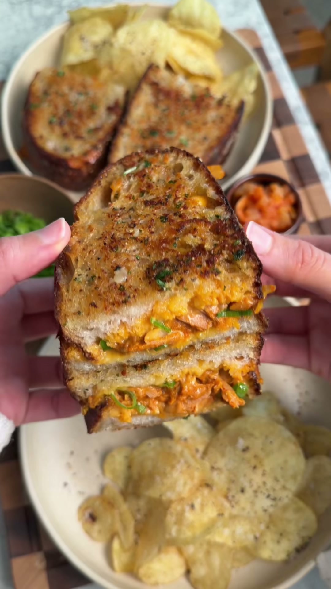 Korean Tuna Melt with Garlic Butter