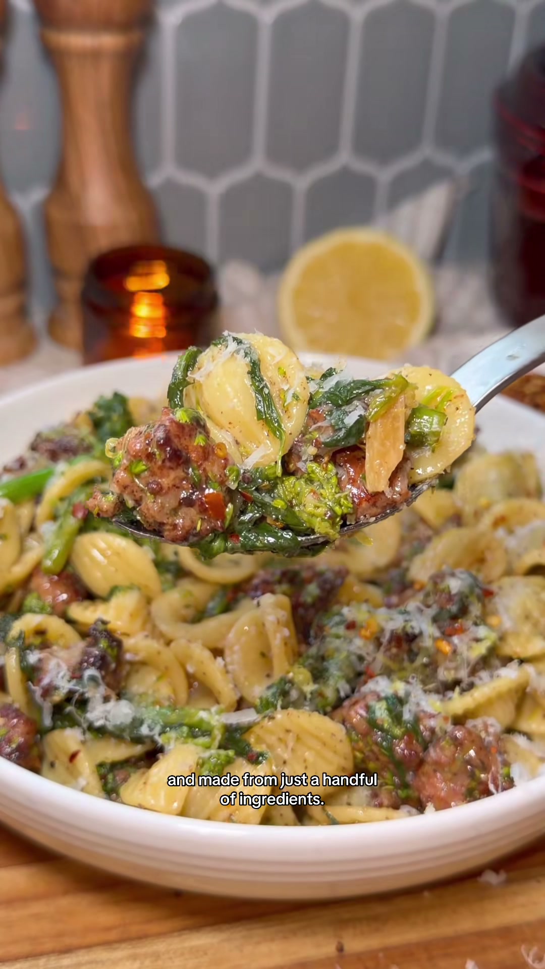 Orecchiette with Sausage and Broccoli Rabe
