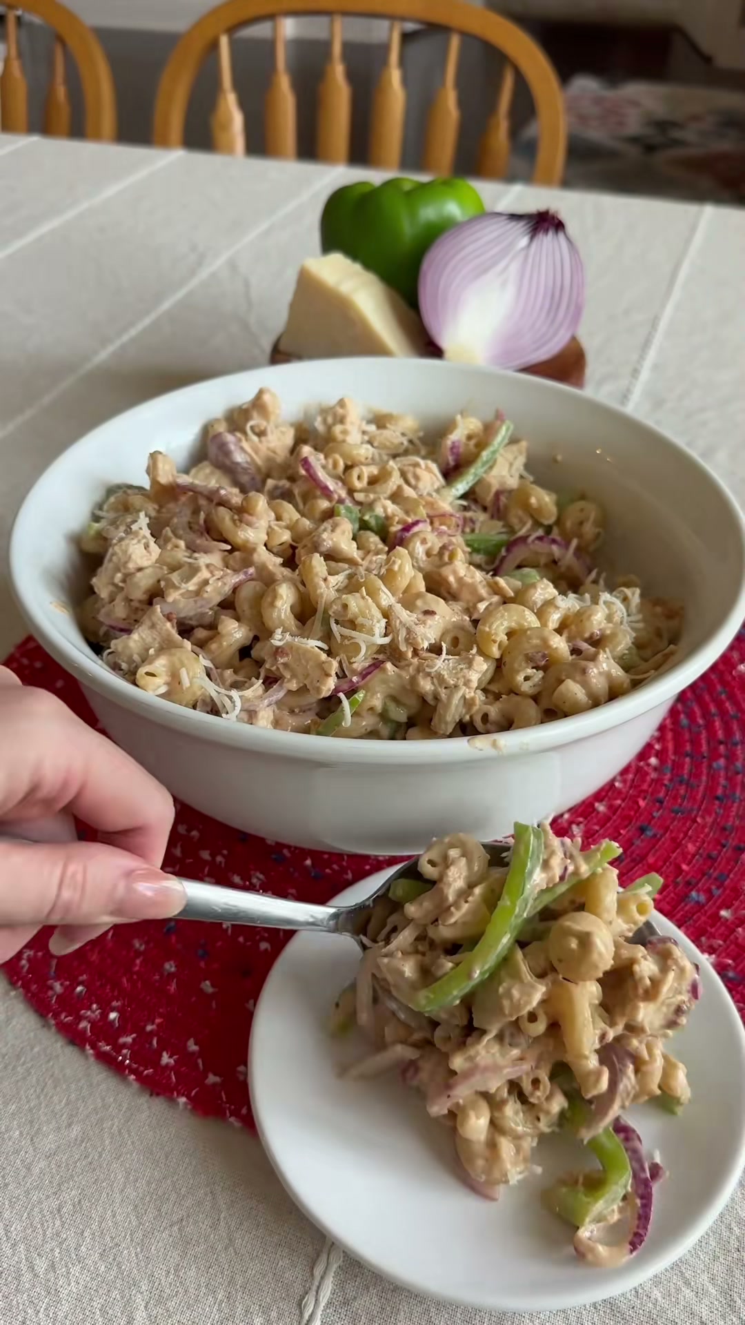 BBQ Chicken Pasta Salad