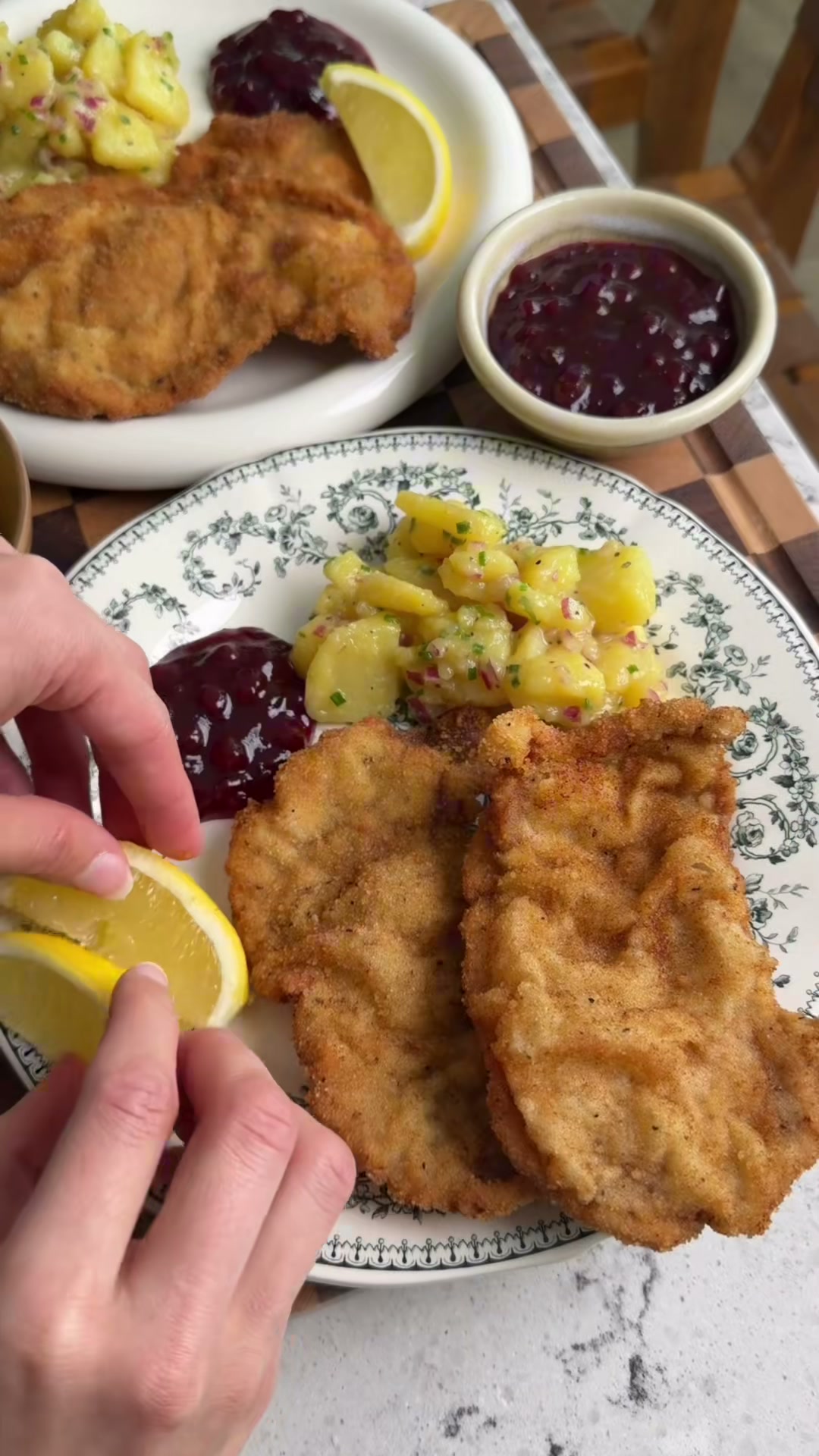 Wiener Schnitzel with Austrian Potato Salad