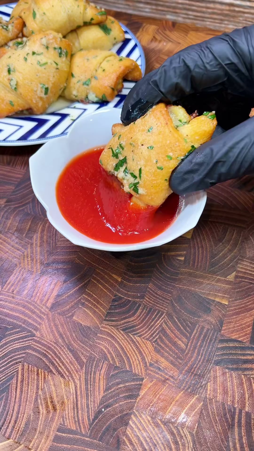 Garlic Butter Pepperoni Rolls