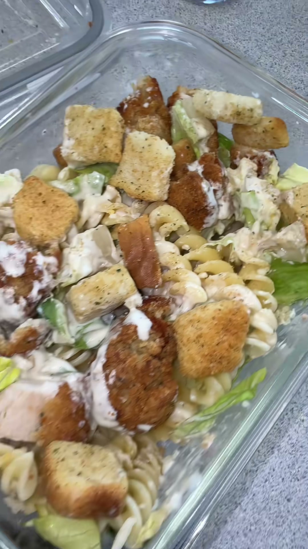Chicken Caesar Pasta Salad