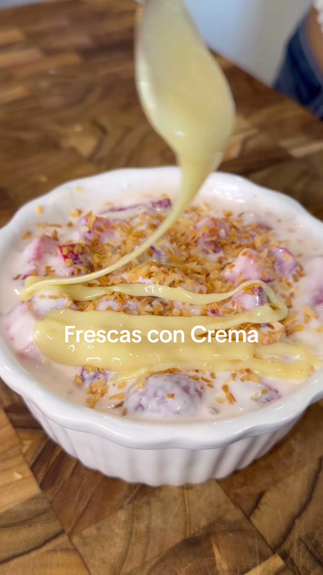 High Protein Fresas con Crema