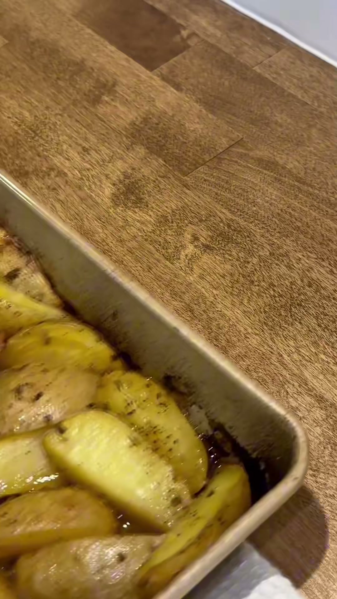 Crispy Chicken Thighs and Greek Potatoes
