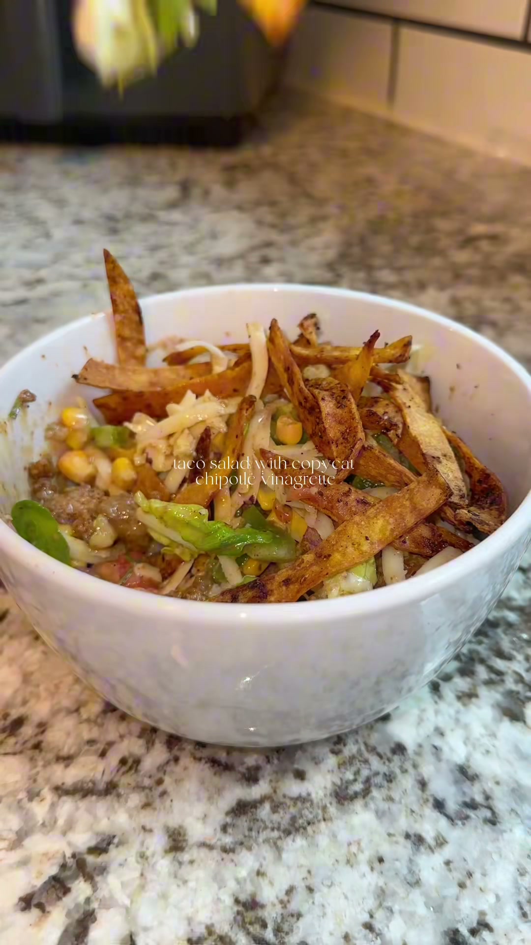 Taco Salad with Chipotle Vinaigrette
